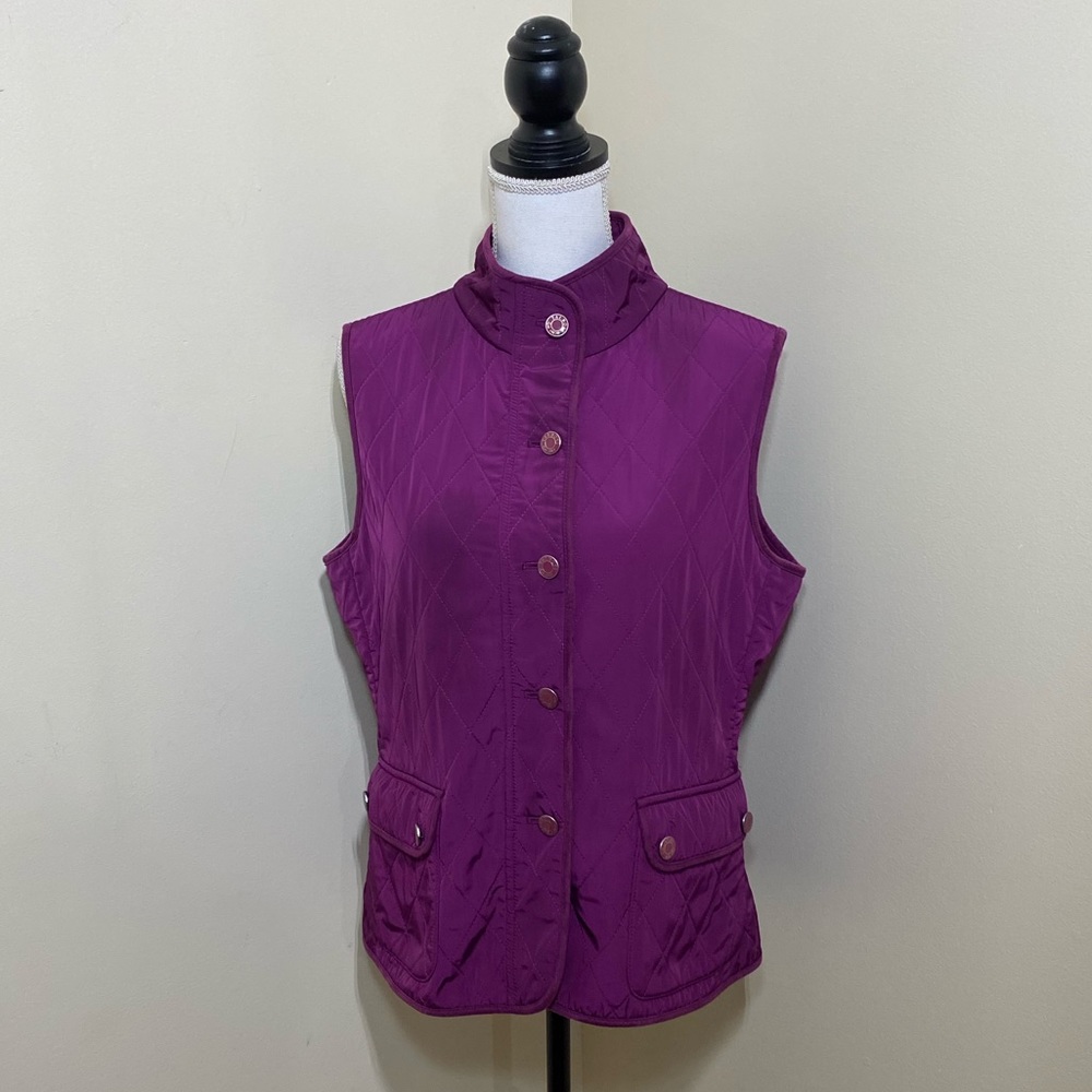 Talbots || Woman’s purple vest size Medium